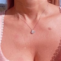Vicenza - Piazzetta Palladio 2 - Necklace Salvini Woman I Segni in White Gold Diamante 0.14 Ct 20067608 - 20067608